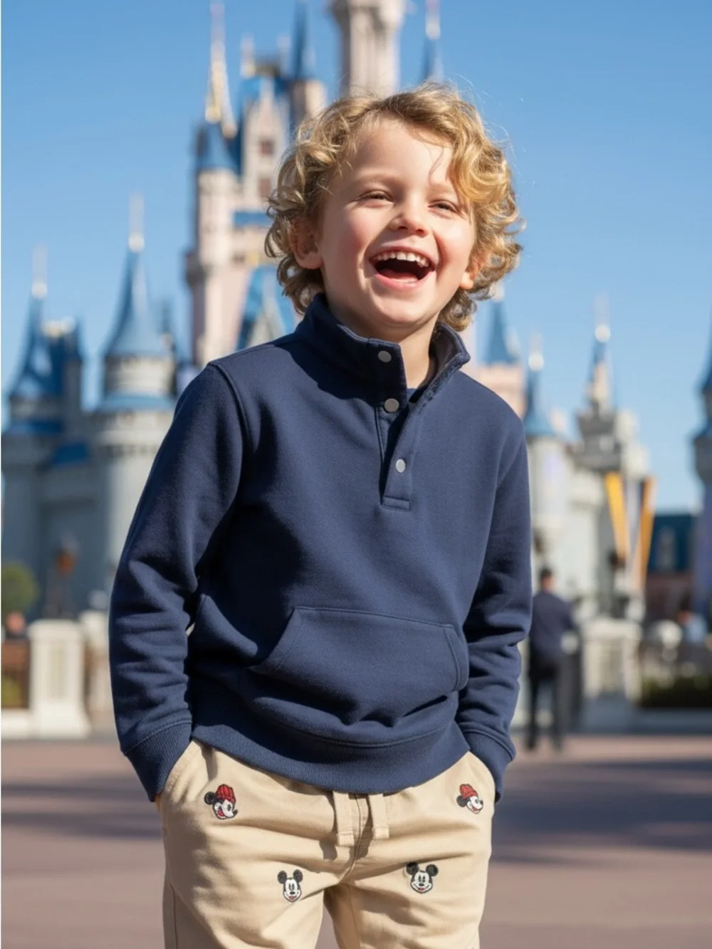 Janie and Jack Disney Mickey Mouse Pants